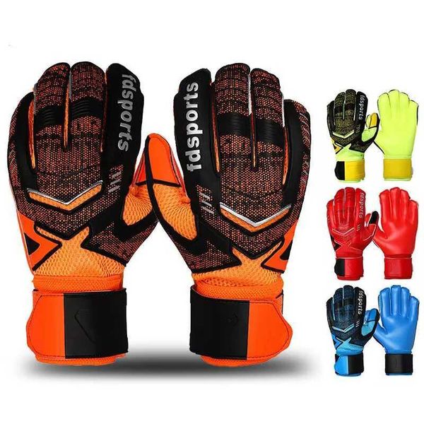 Fdsport kids Football Goalkeeper size 5 ~10 Students Special Game latex Protectors for Adults finger protection soccer glovesXJ241023