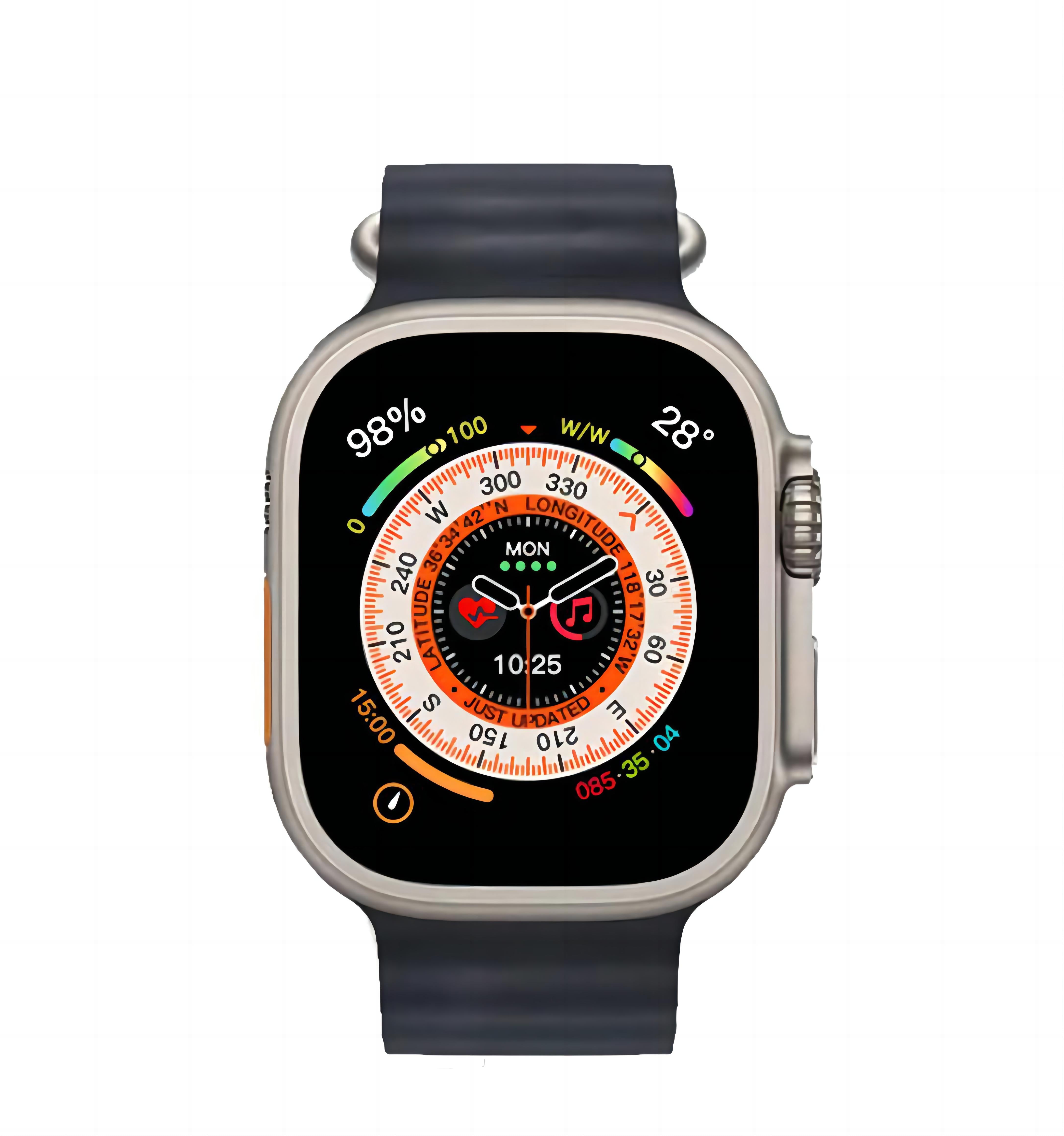 Smart Watch Ultra Series 8 NFC Smartwatch Men Women Bluetooth Call IP68 Waterproof Wireless Charging 2 Inch HD Screen