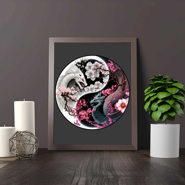 Puzzles Black And White Dragon Gather Honey Wooden Jigs Puzzle For Adults Kids Christmas Gifts Educational Games Toys Wooden Puzzles