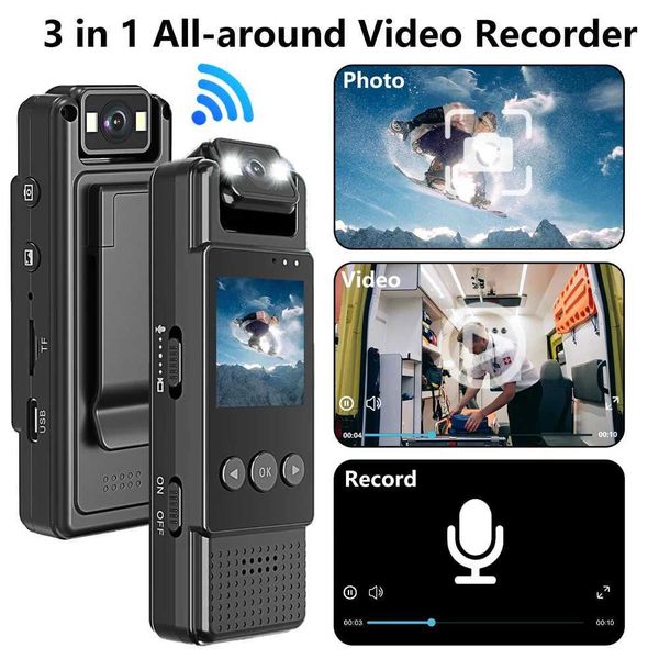 Sports Action Video Cameras 2024 Wifi Mini Camera 1080P Portable Digital Video Recorder Worn Police Small Body Cam Night Vision DVR Mini Cam
