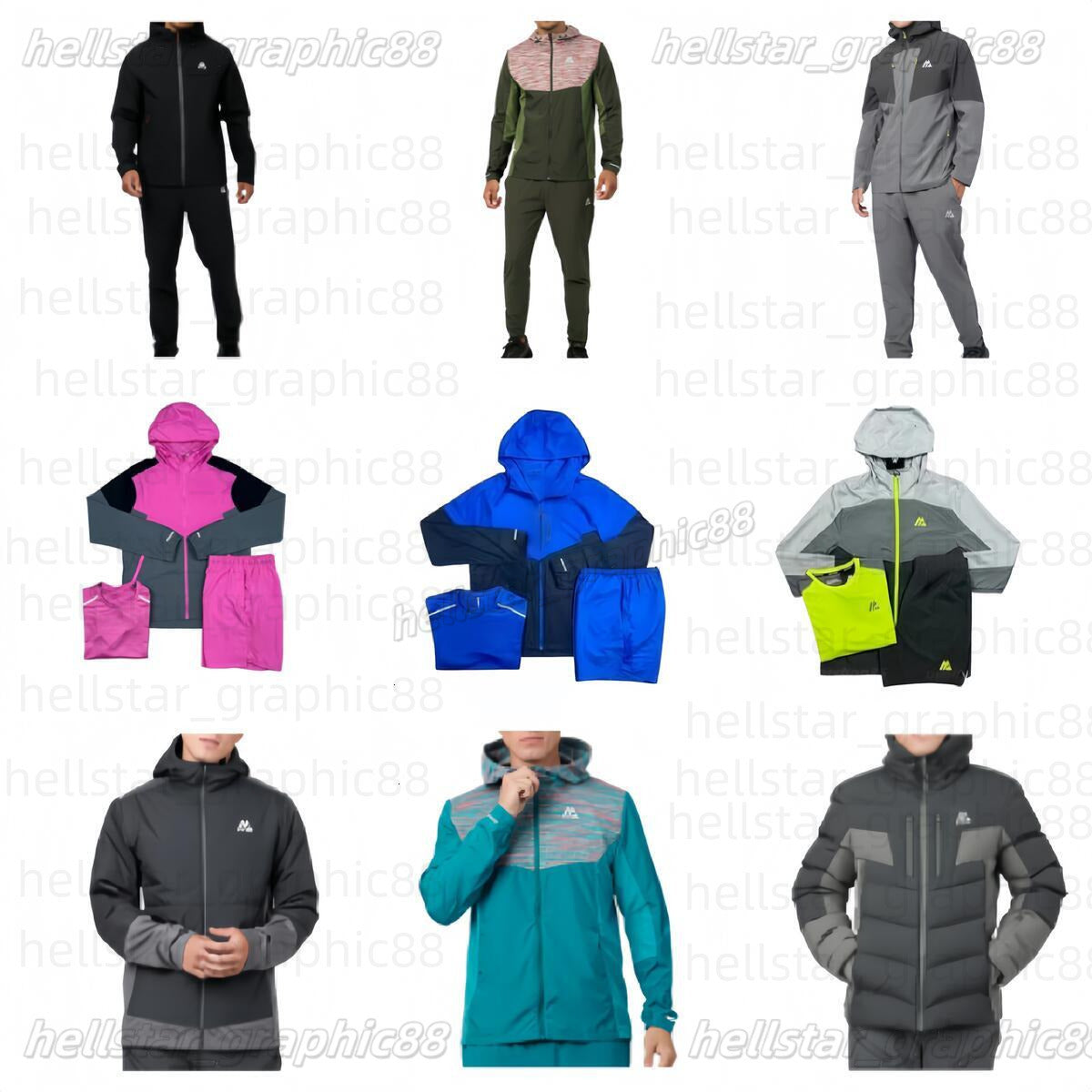 High quality monterex tracksuit Latest model tech 3-piece set designer montirexs Tracksuit sports fiess jogging suits quick dry sportswear sweatpant