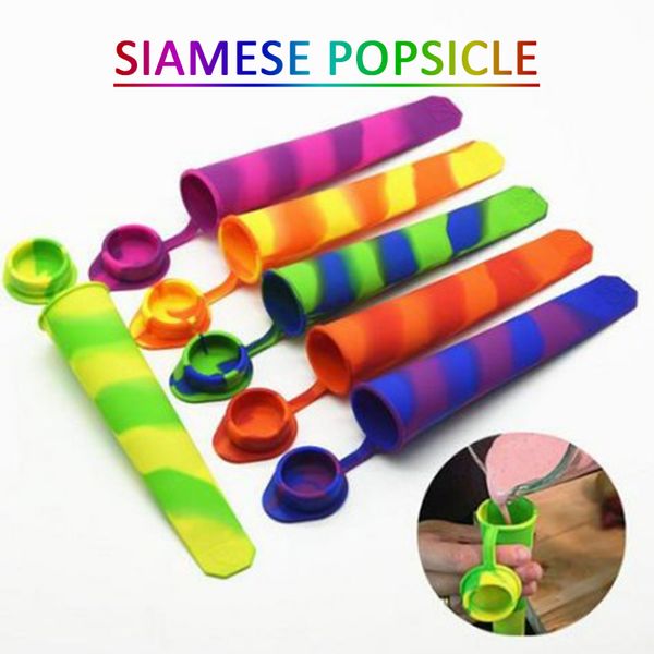 Silicone DIY Ice Cream Moulds Push Frozen Stick Summer Homemade Yogurt Jelly Lolly Maker Realize Popsicle Freedom Kitchen Tools