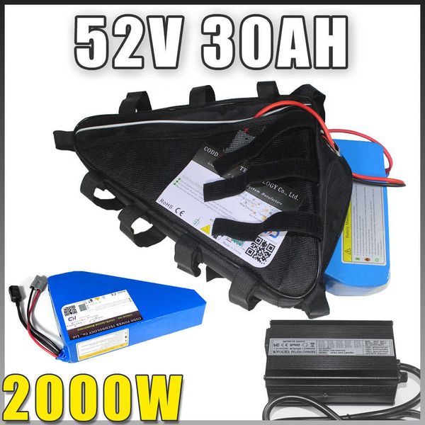 52v Lithium Ion Electric Bike Batteries Electric Bicycle 20AH 30AH 40AH with BMS for Bafang mid center drive