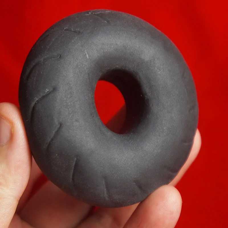 Ball Stretcher Men TesticlesCBT Stretchy Scrotum Cock Penis Ring Dick ErectionTruck Tire Penisring CockringEjaculation Delay W250512