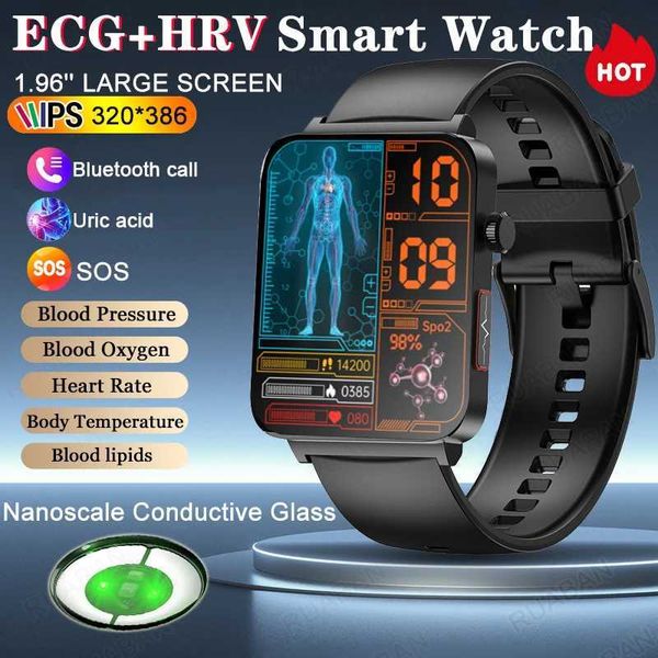 Smart Watches 2024 new medical grade smart watch blood pressure watch blood lipid and uric acid monitor Bluetooth call sports and health sma