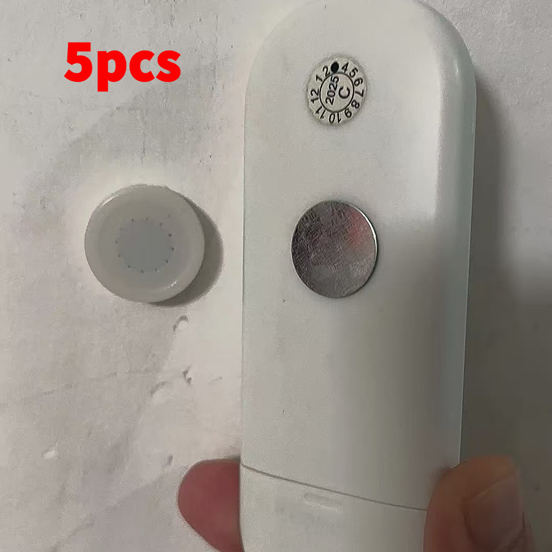 TEMU 5pcs Magnetic Remote Control Holder Set - Strong Magnetic Base, No Drilling Required, Suitable For Tv, Air Conditioner, Blu-ray Player -