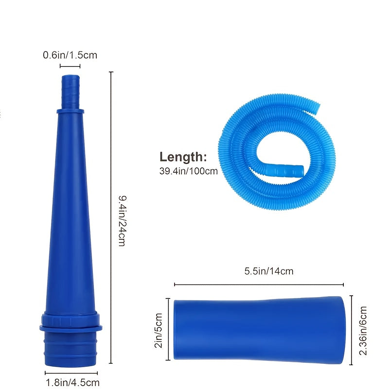 TEMU 1 Dryer Ventilation Duct Cleaning Kit (vacuum Cleaner Special Adapter Head) Combination Design, Integrating A Lint Collector, High-pressure