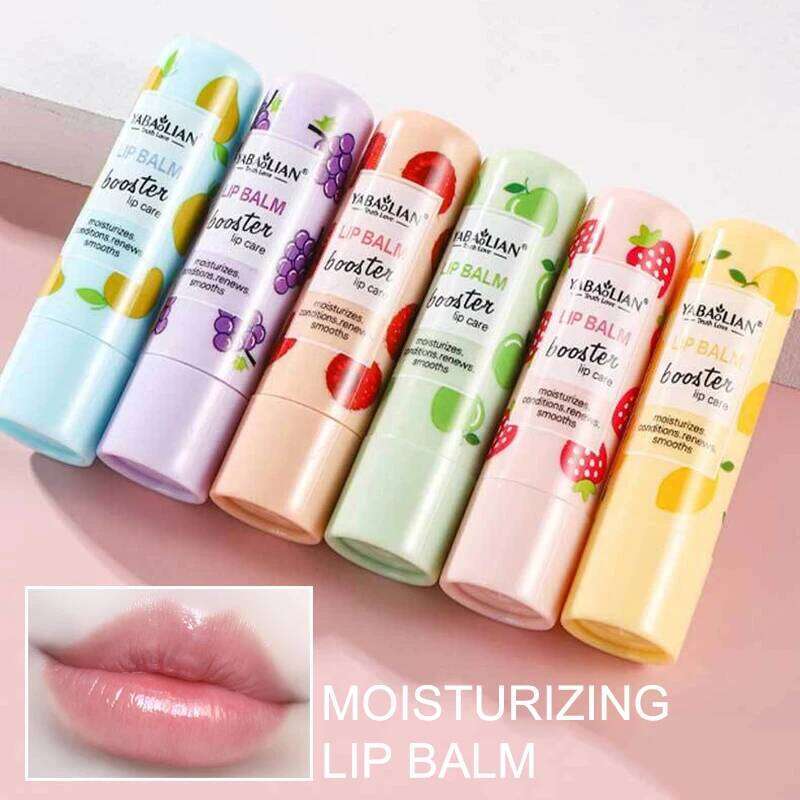 Natural Fruit Balm Long Lasting Moisturizing Nourishes Reduce Lip Line Anti Aging Anti-drying Hydration Lips Care Lipstick free shipping