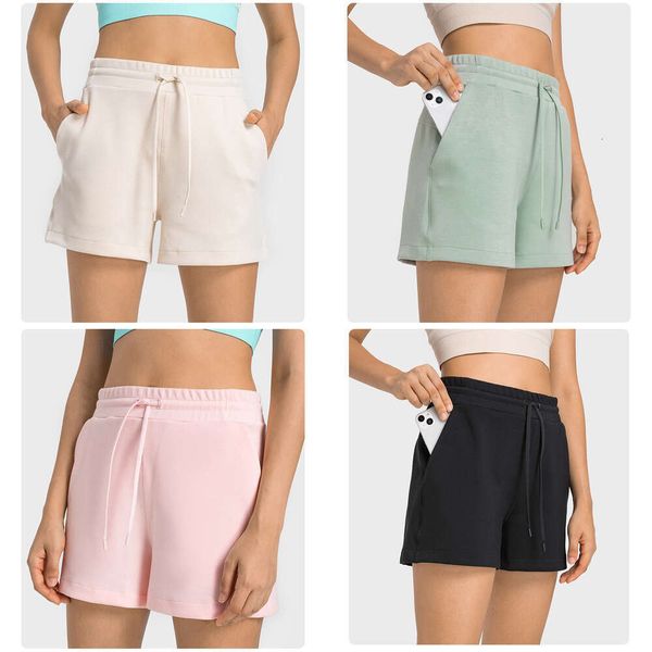 Womens Yoga Shorts Exercise Short Pants Soft Fitness Wear Girls Running Elastic Female lululies lemenly short Pants Sportswear