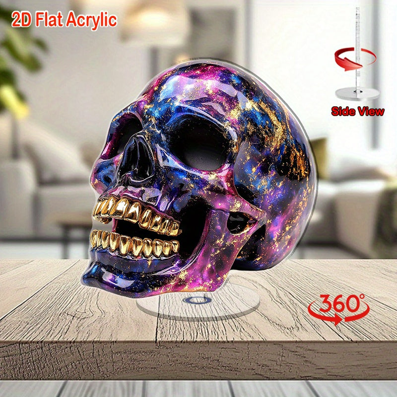 TEMU 2d Flat, 2d Flat 1pc Rotatable Acrylic Desktop Relax Ornament Detailed And Colorful For Office Relaxation Mindfulness Practices Decorative