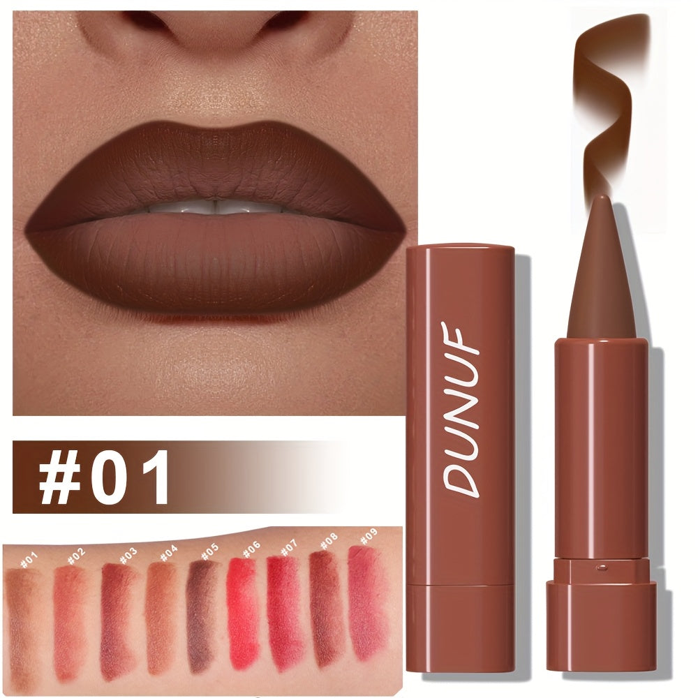 TEMU Lip Liner Lipstick 2 In 1, Waterproof Long Lasting Ombre Lip Makeup Kit Valentine's Day Easter Gifts For Her.