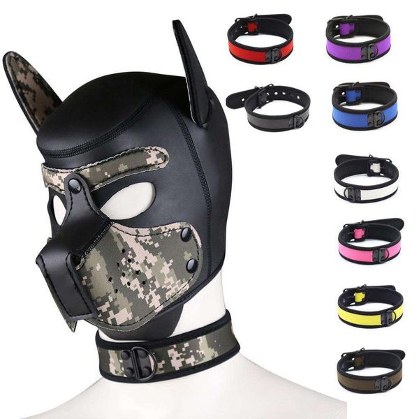 SM Games Puppy Play Collars For Adults Set BDSM Lingerie Dog Role Play Collar For Bondage Necklace Cosplay Flirting For Couples