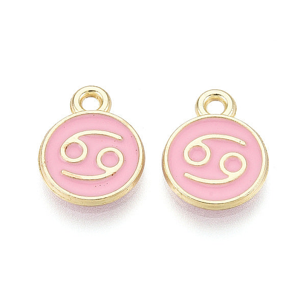 Charms aus Legierung und Emaille