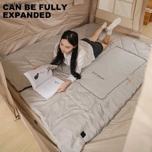 Sleeping Bags Camping Equipment Bag For Outdoor Traveling Hiking Spring Summer Autumn Ultralight Envelope BackpackingL240112