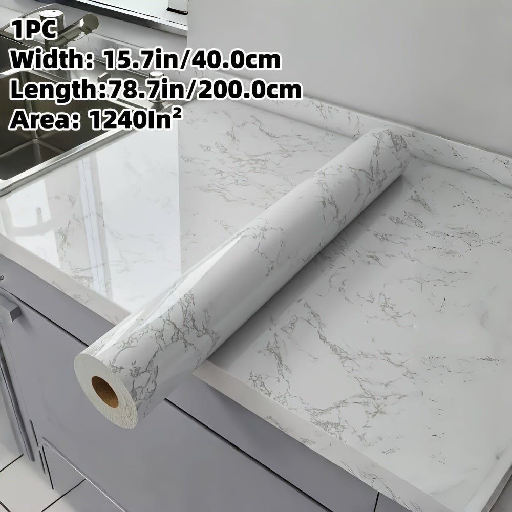 TEMU 1240 Square Inch Wallpaper, Waterproof Furniture Renovation Sticker, High Temperature Resistant, Suitable For Covering Desktops, Countertops,