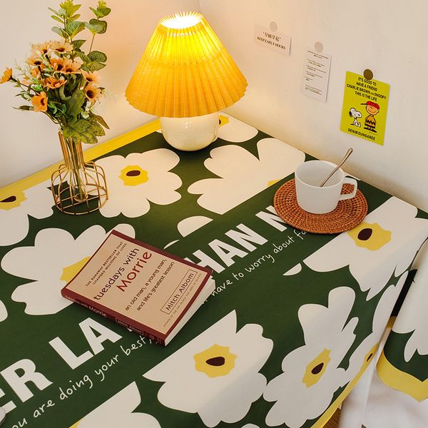D306 Stylish Tablecover Cloth for Desktops, Nightstands & Living Room Furniture Contemporary Table Linen
