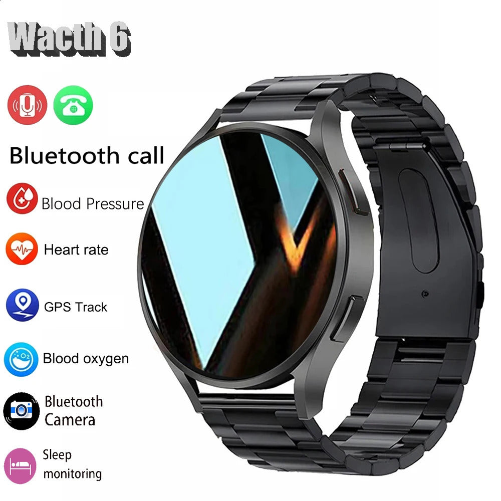Smart Watch 6 Men And Woman 144 Inch Screen Bluetooth Call Heart Rate Health Monitoring For Sunxing Wacthes Pro Updates 241225