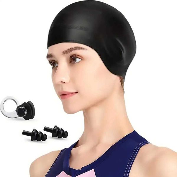 1 swimming male and female swimming waterproof 1 nose clip 2 Rarplugs 3D Rar ergonomic design suitable for adultsW241015
