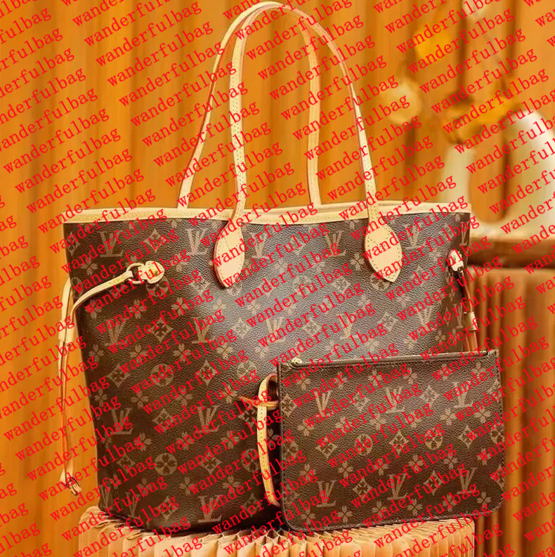 MM size 40156-M40995 Designer Bag Naverfull Women Cross body Embossed Flower Handbag Shoulder Bag Composite Ladies Clutch Tote Bag Female Coin Purse