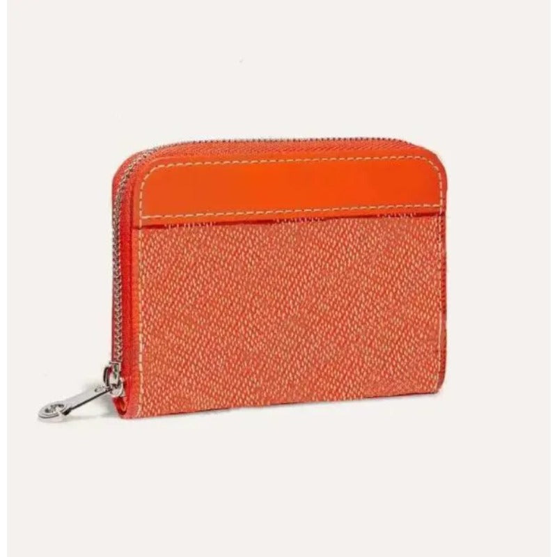 Mini Designer Purse Genuine Leather Wallet, Card Holder, Coin Purse - Women&#039;s Luxury Designer Wallet Key Ring