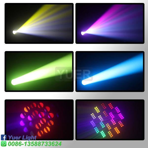 4Pcs-lot LED Moving Head Light 200W Beam+Spot+18 Rotating Prisms+Rainbow Effect Dj Dmx Stage Light Effect Light Disco Dj Bar