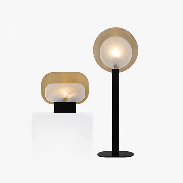 AiPaiTe modern luxury LED floor lamp villa living room bedroom study minimalist marble desk lamp bedroom wall lamp