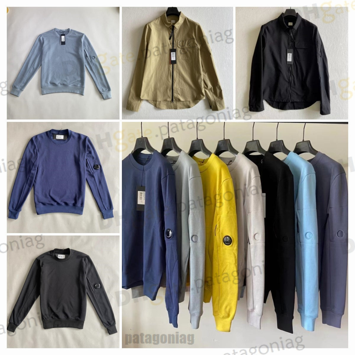 Designer Hooded sweater Outdoor sweatshirt Sports zipper cardigan Nylon waterproof coat functional Wind Men&#039;s clothing Ins New Glasses Hoodie