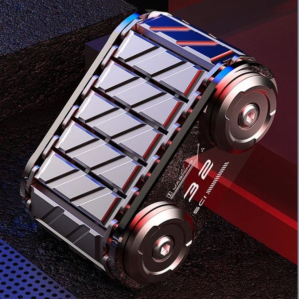 Decompression Toy Tank Fidget Roller Toys Metal Alloy EDC Adults Hand Spinner Fingertip Gyro Ratchet Office Desk Stress Reliever Men Gift 23