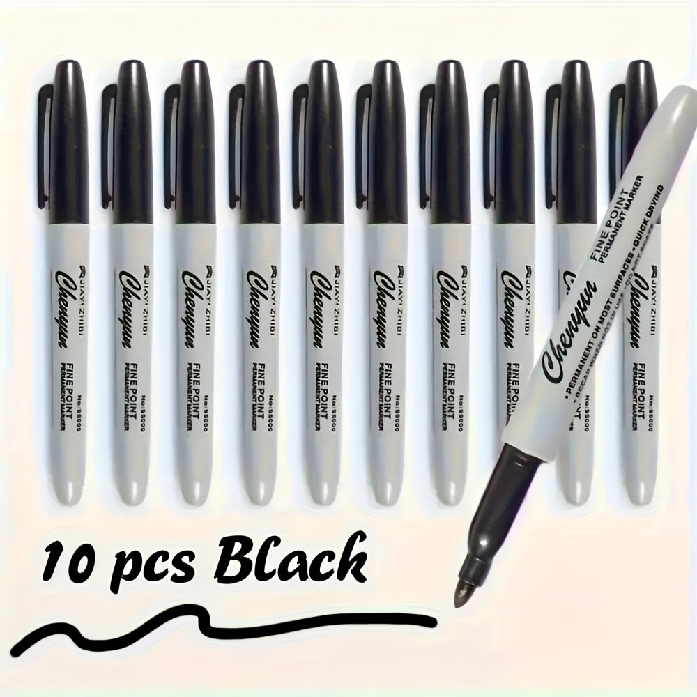 TEMU 10-20 Colored Markers, Watercolor Pens, Black Antifouling Quick-drying Ink, Very Suitable For School, Workplace, Art And Classroom Use, Very