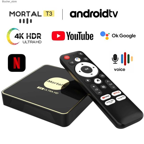 Set Top Box Smart TV Box Android13 Rockchip3528 Google Assistant Wifi6 Transmission 464G128G Bluetooth Chromecast Multi Language T3 J241120