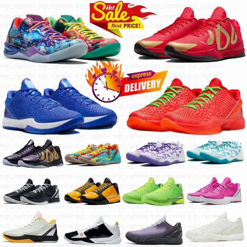 Black Mamba 8 6 5 Potro Reverse Grinch Basketball Shoes Mambacita Eybl Think Pink X-Ray Easter Del Sol Black for Men Women Big Kids Trainers Outdoor