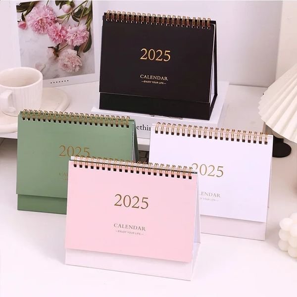 Color Desk Calendar 2025 DesktopAll English Desktop Calendar Office Memo and Message Notebook Desk Stationery Agenda 2025 241121