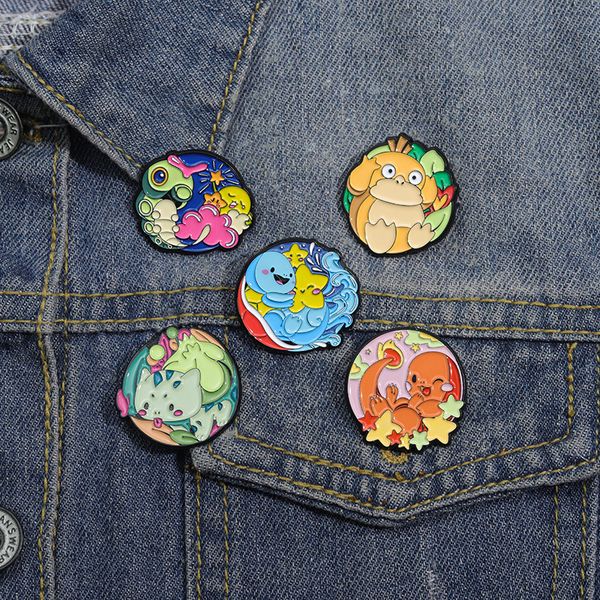 childhood yellow elf friends badge Cute Anime Movies Games Hard Enamel Pins Collect Cartoon Brooch Backpack Hat Bag Collar Lapel Badges