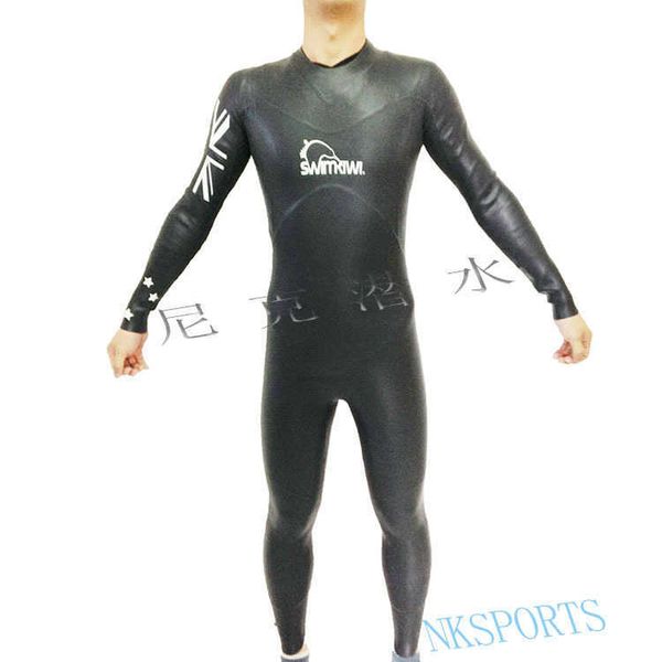 Wetsuits Drysuits 3-5mm light leather warm and cold proof diving wet suit CR triathlon suit snorkeling suit NEOPREN smooth diving suit H2408