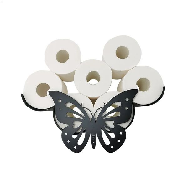 Toilet paper holder steel bathroom wall decoration kitchen paper holder storage towel roll holder home accessories 240805