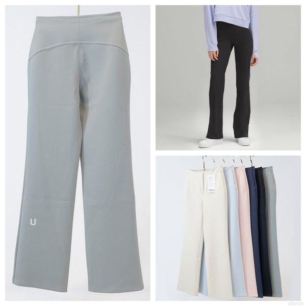 Women Yoga Wear Sports Pants High-waisted Suit Pants Shape Slim Nylon Elastic Breathable Fitness Straight Leg Pants New Arrivals