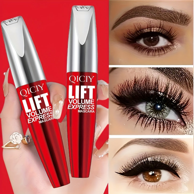 TEMU 2pcs 5d Volume Mascara, Long-lasting, Curly, -free, Women's Eye Makeup Valentine's Day Gift Set