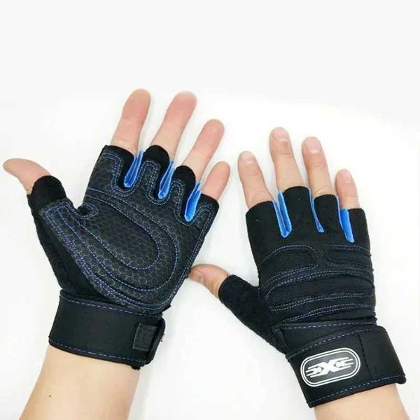 Cycling Gloves New Non-slip Wear-resistant Half-finger Gloves Men Women Outdoor Sports Cycling Gloves Gym Weightlifting Fitness Training Glo