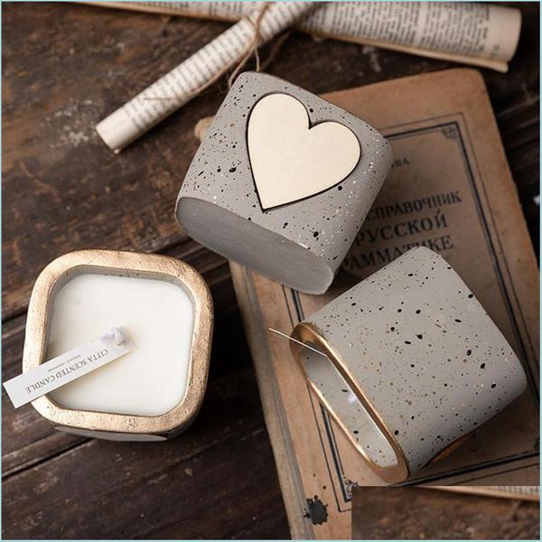 Candles Candles Handmade Scented For Gifts Personalized Christmas Natural Soy Wax Women Drop Delivery 2021 Home Garden Homeindustry Dhqnn