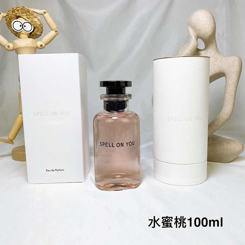 Hot selling brand High quality original women&#039;s perfume Neutral glass bottle Durable spray Saab rose peach 100ml perfume for women
