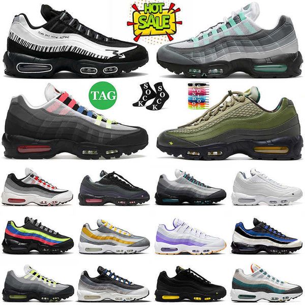 Big Size US 14 95s Sports Menções de corrida feminino Designer tênis de couro Triple Black White Tour amarelo Sequoia Neon Greedy 3.0 Treina