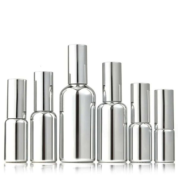 15Ml 30Ml 100Ml Essential Oil Spray Bright Sier Fine Mist Perfume Atomizer Refillable Empty Glass Bottle Shampoo NEW
