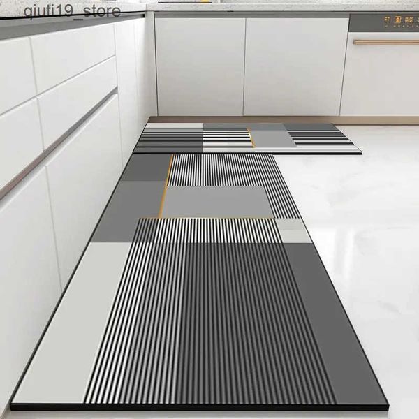 Carpets Kitchen Floor Mat Kitchen Rug Hallway Living Room Decor Carpet Home Entrance Doormat Bathroom Doormat Anti-Slip Bedroom Long Rug J24