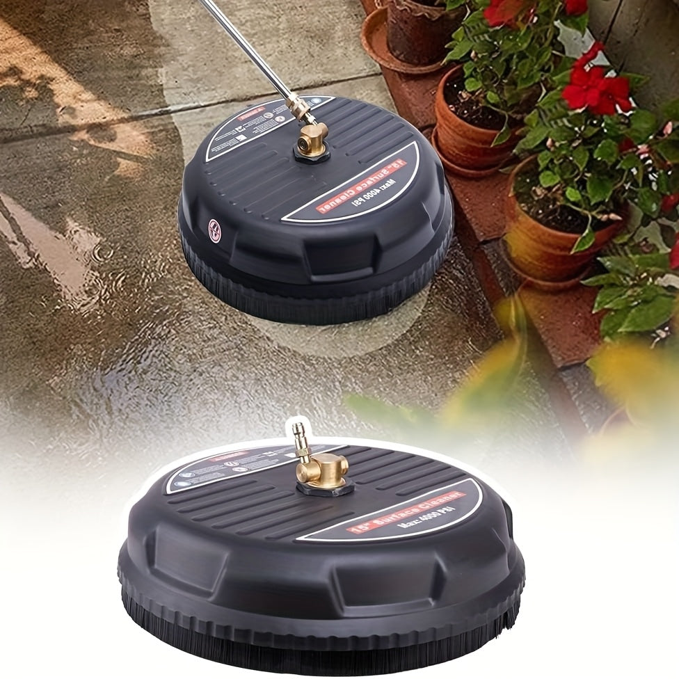 TEMU 4000 Psi Heavy-duty High-pressure Power Washer - 15" Surface Cleaner With 2 Extension Wands, 1-4" Quick Connector & 2 Nozzles - 4 Gpm For