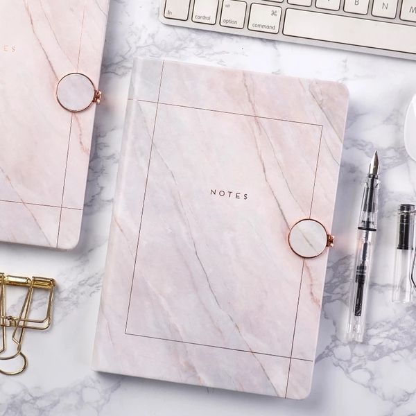Notepads A5 Diary Notebook Journal Marbled Notepad Sketchbook Line Agenda Planner Stationery Organizer Office School Note Book Supplies 2303