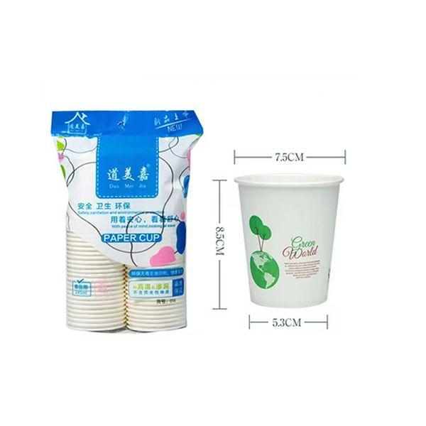 Purchase please contact Wine Glasses Disposable Paper Cups Thickened Home Coffee Milk Birthday Kitchen Party Tableware