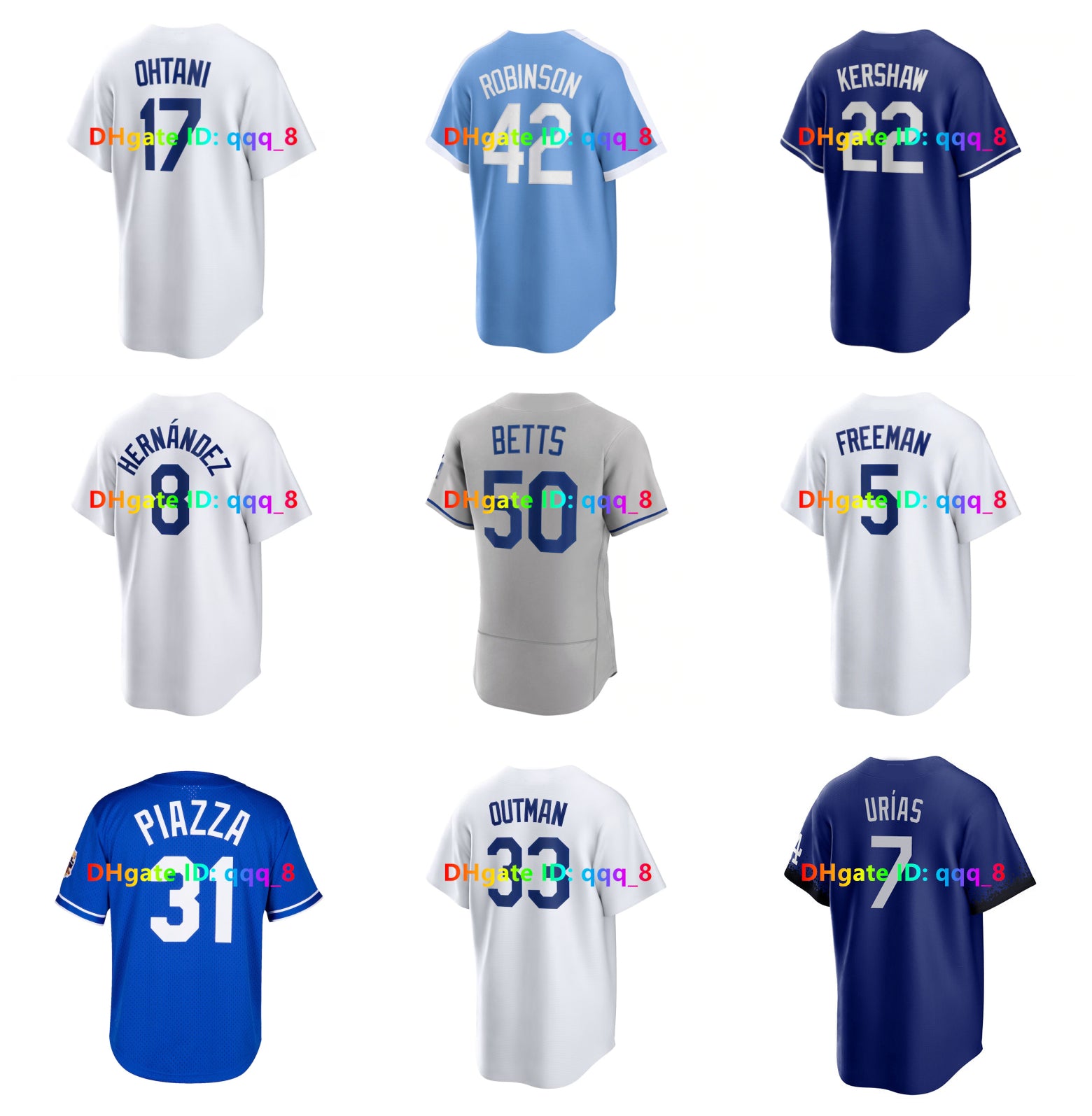 Shohei Ohtani LA Dodger Mookie Betts Men Women Kids Yoshinobu Yamamoto Baseball Jersey Robinson Freddie Freeman Andy Pages Piazza Will Smith Glasnow