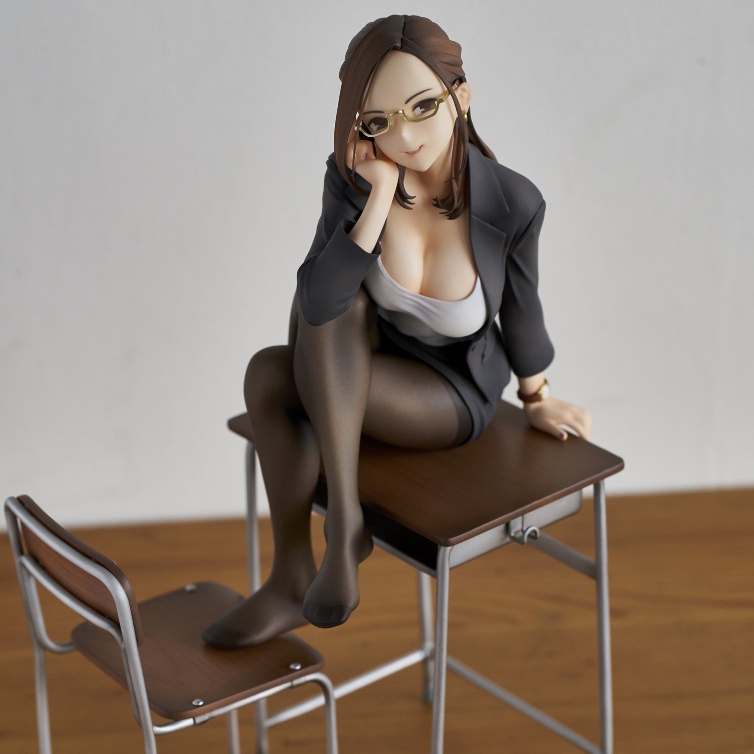 Movie Games Anime Miru Tights Okuzumi Yuiko Figure Anime Girl PVC Action Figure Collection Desktop Model Toys Doll Kids Gifts