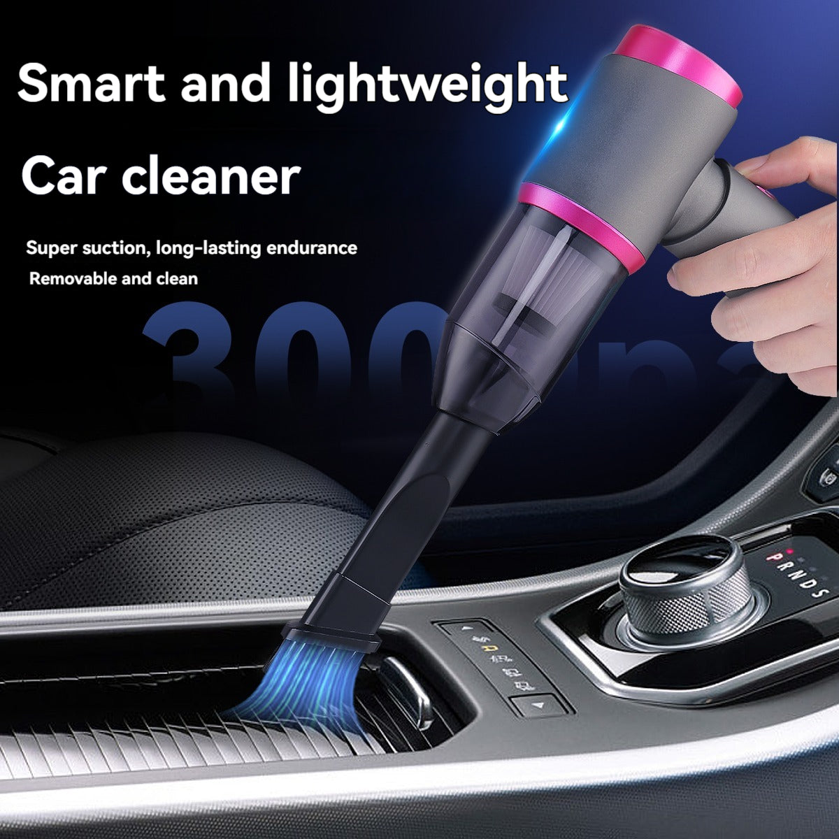Versatile Portable Vehicle Vacuum Cleaner Ideal for Quick and Efficient Dust Removal
