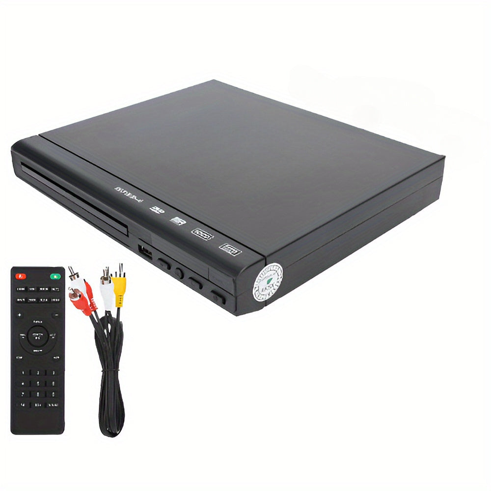 TEMU Dvd Player For Tv 1080p Region Free Dvd Players For Smart Tv Mini Dvd Player With Usb Cd & Rca Cable & Remote Control Included